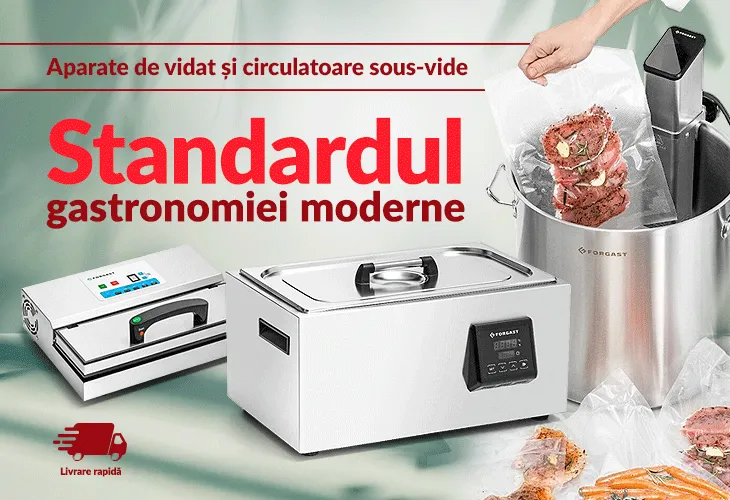 Mașini de ambalat în vid și circulatoare sous-vide