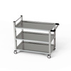 Cărucior cu 3 rafturi din oțel inoxidabil 100x60x85 cm | FORGAST