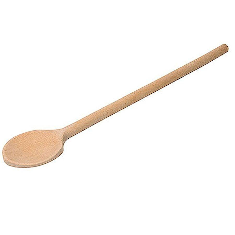 Lingură rotundă din lemn, lungime 36 cm | CONTACTO 833/036