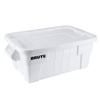 Recipient de transport pentru alimente din polietilenă BRUTE, capacitate 53 l, alb | RUBBERMAID 9S30-00-WHI