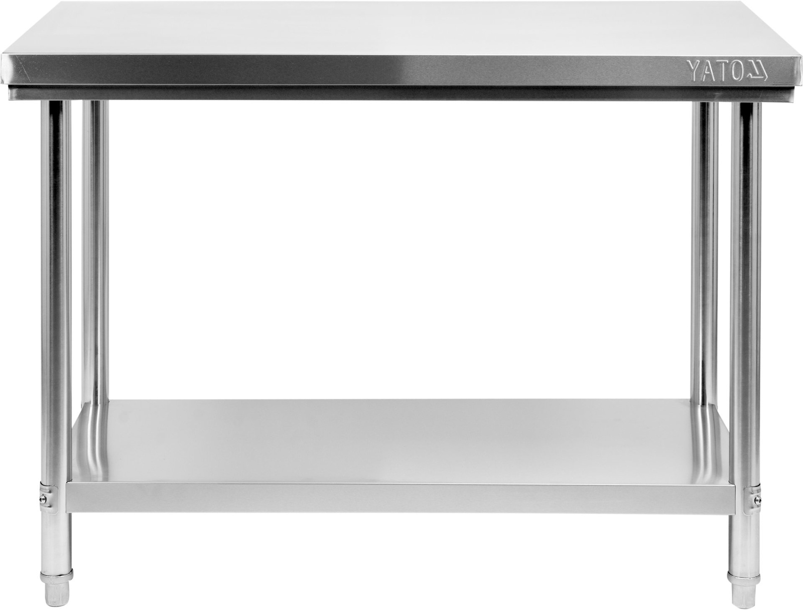 Masă de lucru centrală pliabilă cu raft 100x70x85 cm | YATO YG-09010