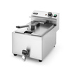 Friteuză electrică cu robinet de scurgere, 8 l, zonă rece | HENDI 209202
