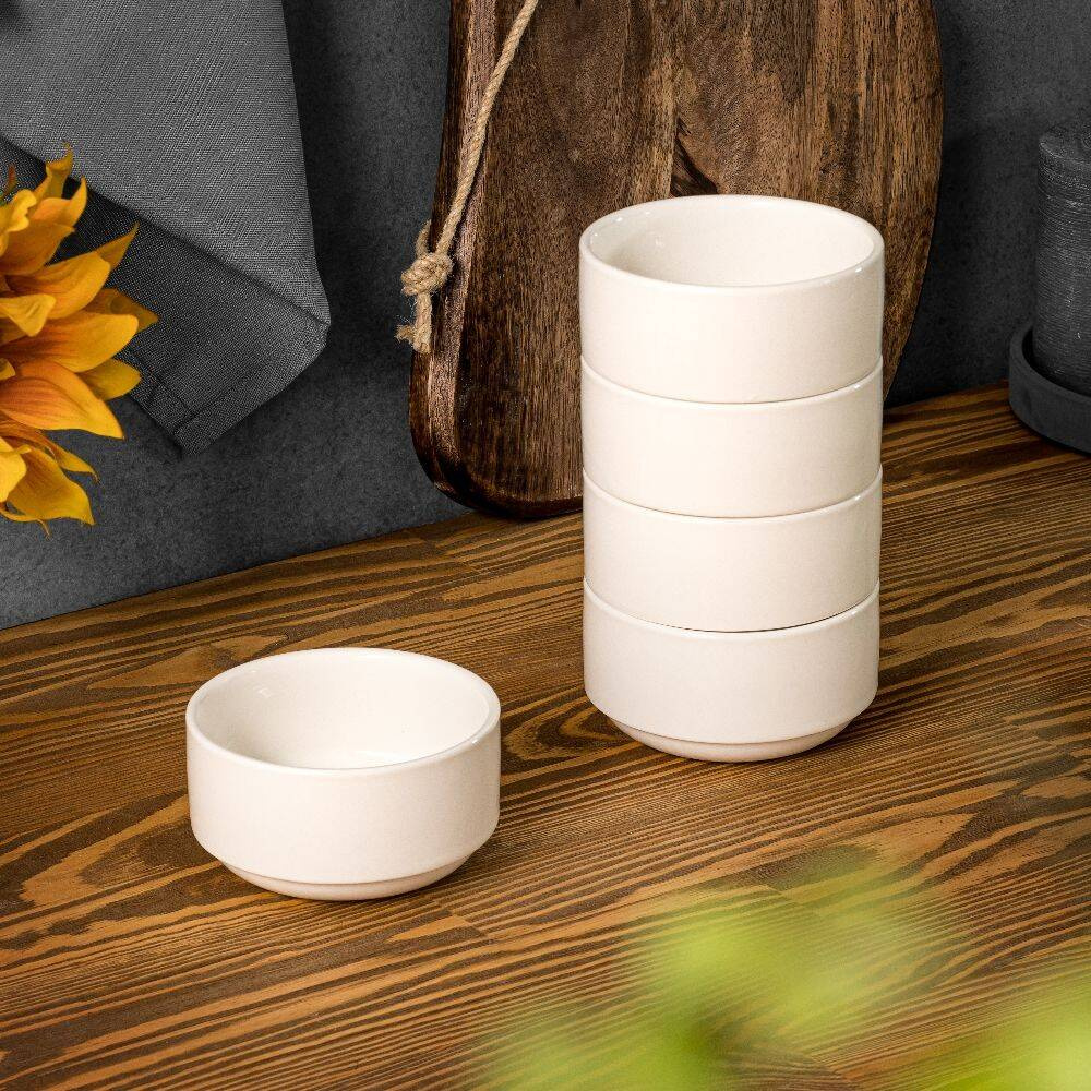 Miseczka porcelanowa sztaplowana Prima, 10,1 cm, 300 ml | MODERMO MP039