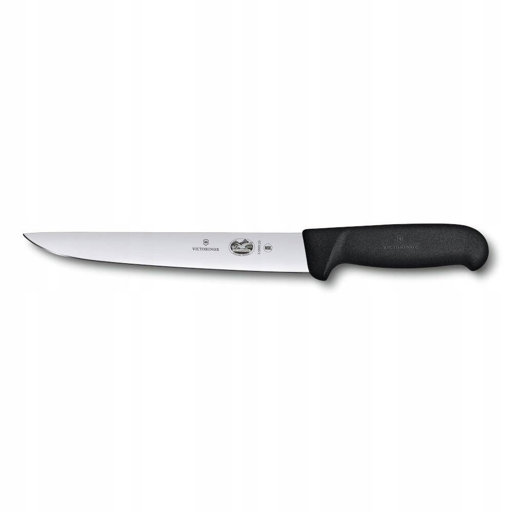 Cuțit de măcelar cu lamă netedă FIBROX - lungime lamă 20 cm | VICTORINOX 5.5503.20