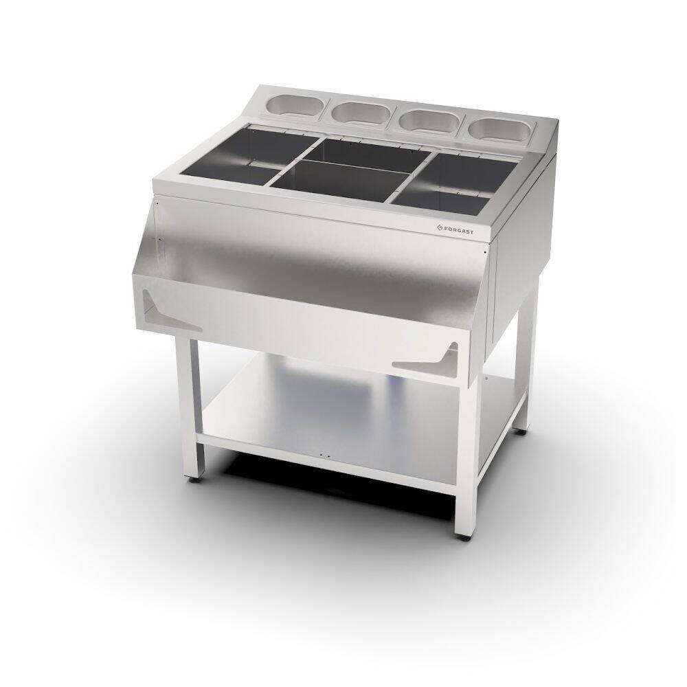 Stație cocktail 4x GN 1/9 | FORGAST FG15415