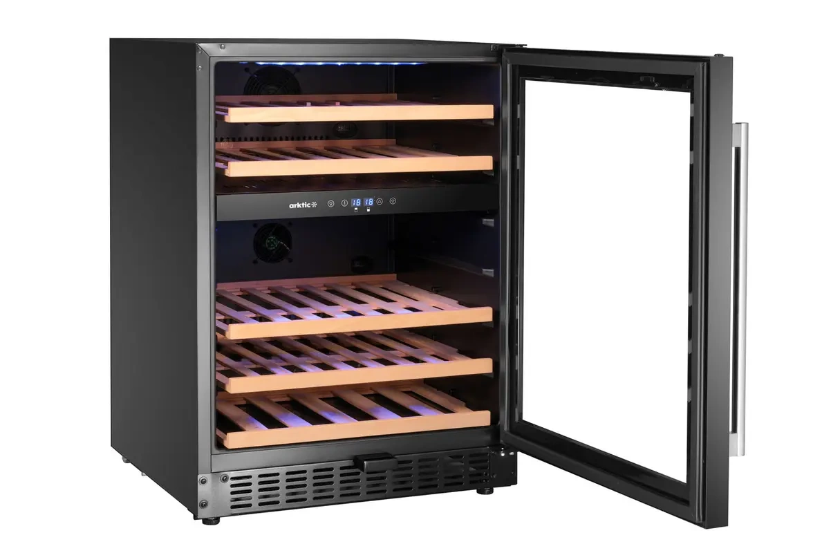 Frigider pentru vin, cu 2 zone, pentru 46 de sticle, 137 l | ARKTIC 237106