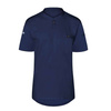 Cămașă de bucătar Performance mânecă scurtă navy | KARLOWSKY TM 5-10