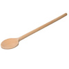 Lingură rotundă din lemn pentru tigăi teflonate, lungime 36 cm | CONTACTO 833/036