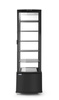 Vitrină frigorifică 280 l, neagră, LED, sistem de răcire dinamică | ARKTIC 233290