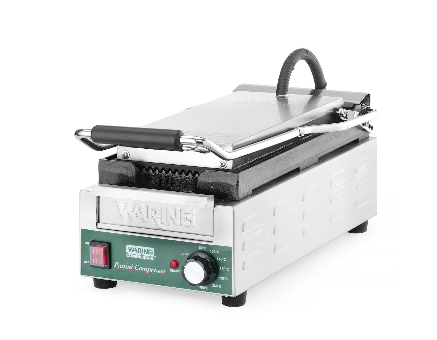 Grill de contact Panini Compresso Slimline 1,8 kW | WARING COMMERCIAL WPG200E