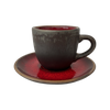 Ceașcă Bel 280 ml cu farfurioară 15 cm Still Cristall rubin | KERA CERAMIKA 2.3.4.RUBIN