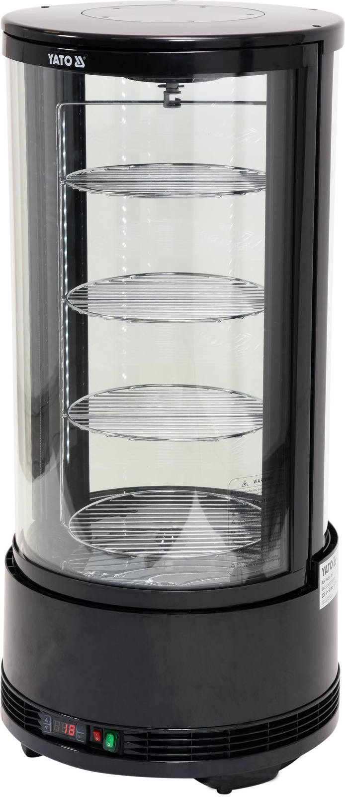 73 l vitrină frigorifică rotundă YATO YG-05090