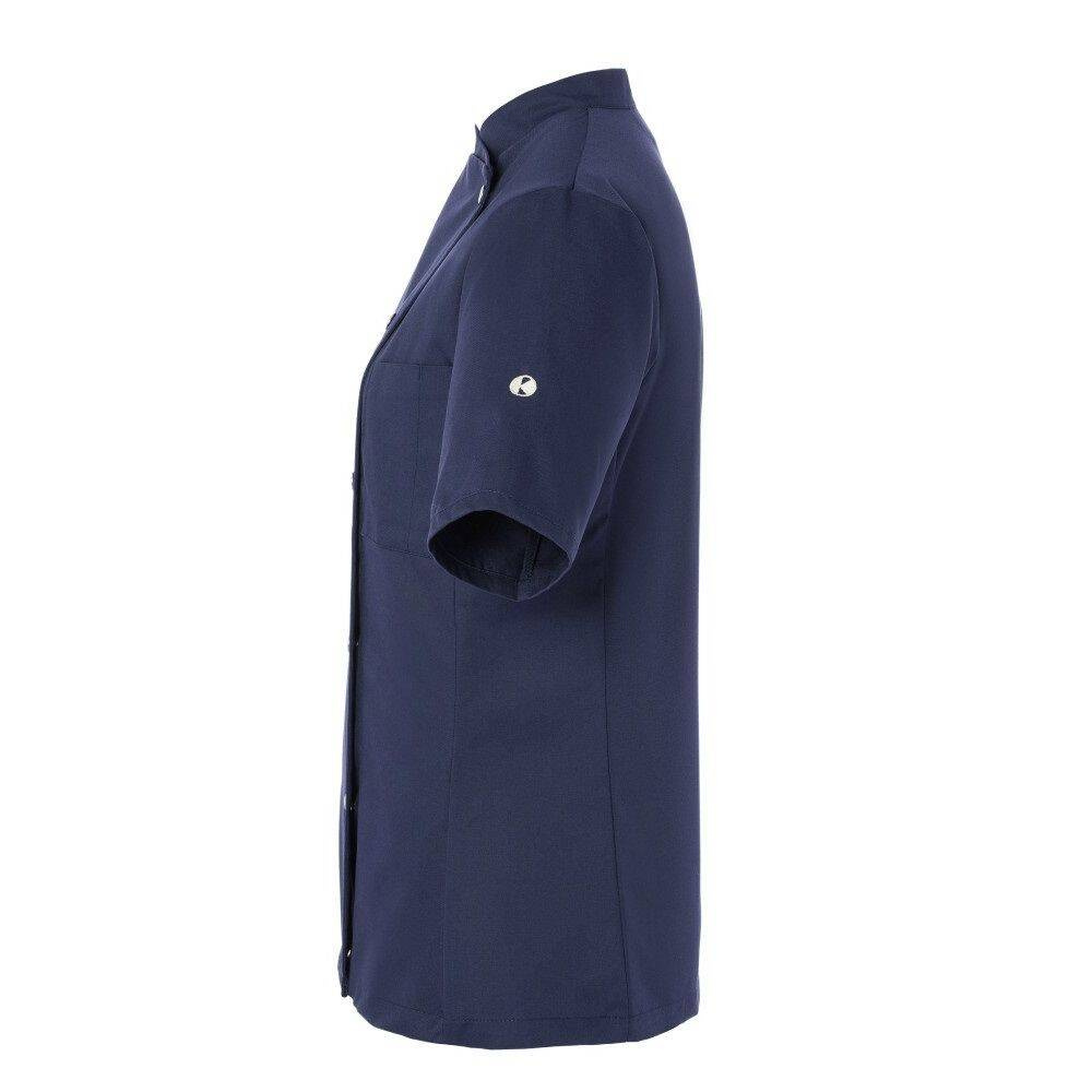 Bluză de bucătar pentru femei Greta albastru marin | KARLOWSKY JF 4-10