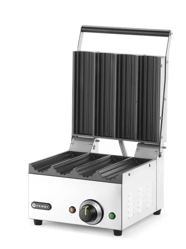 Grătar de contact Hot-Dog, Panini 230 V 1.8 kW | HENDI 263594