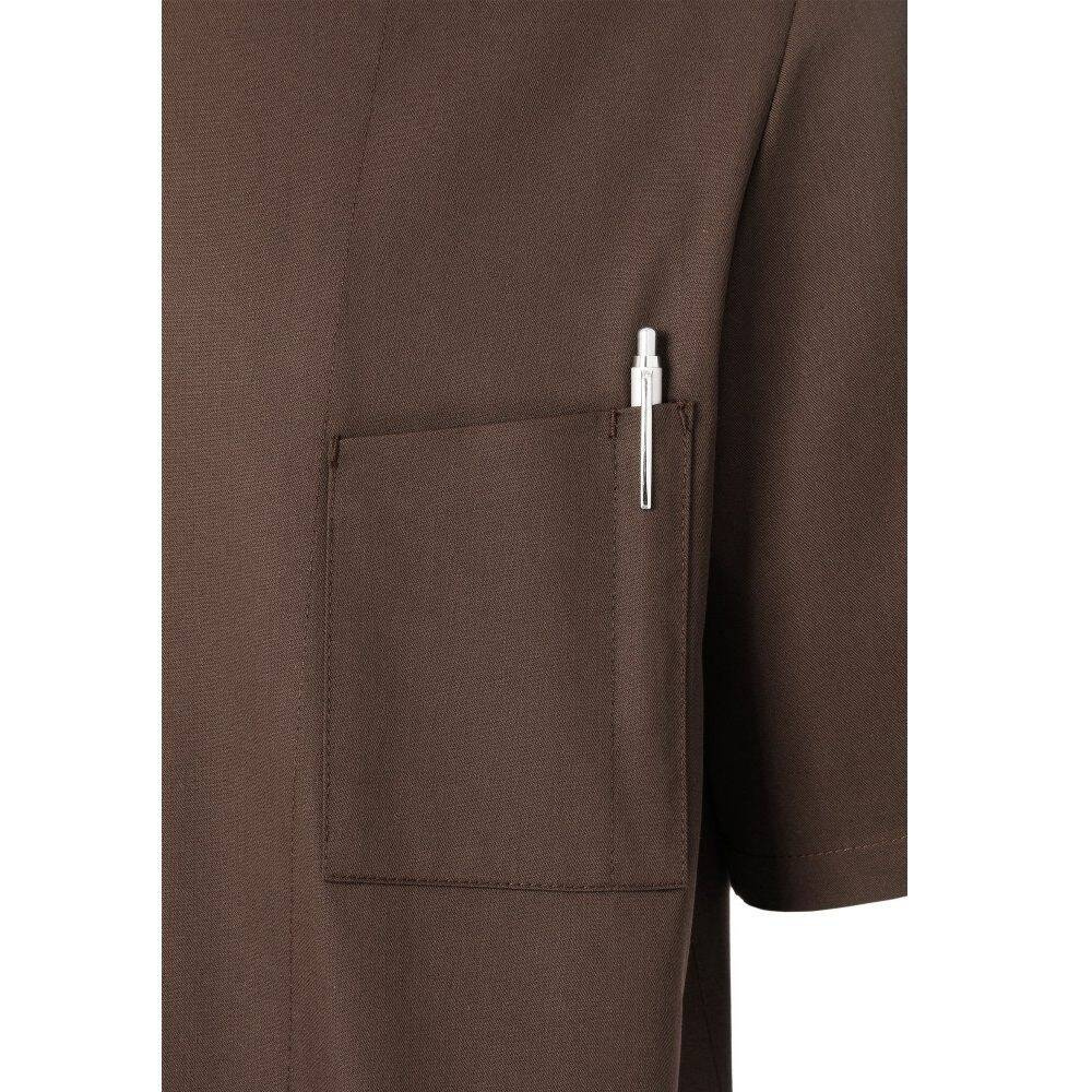 Bluza de bucătar pentru bărbați Gustav maro deschis | KARLOWSKY JM 15-28