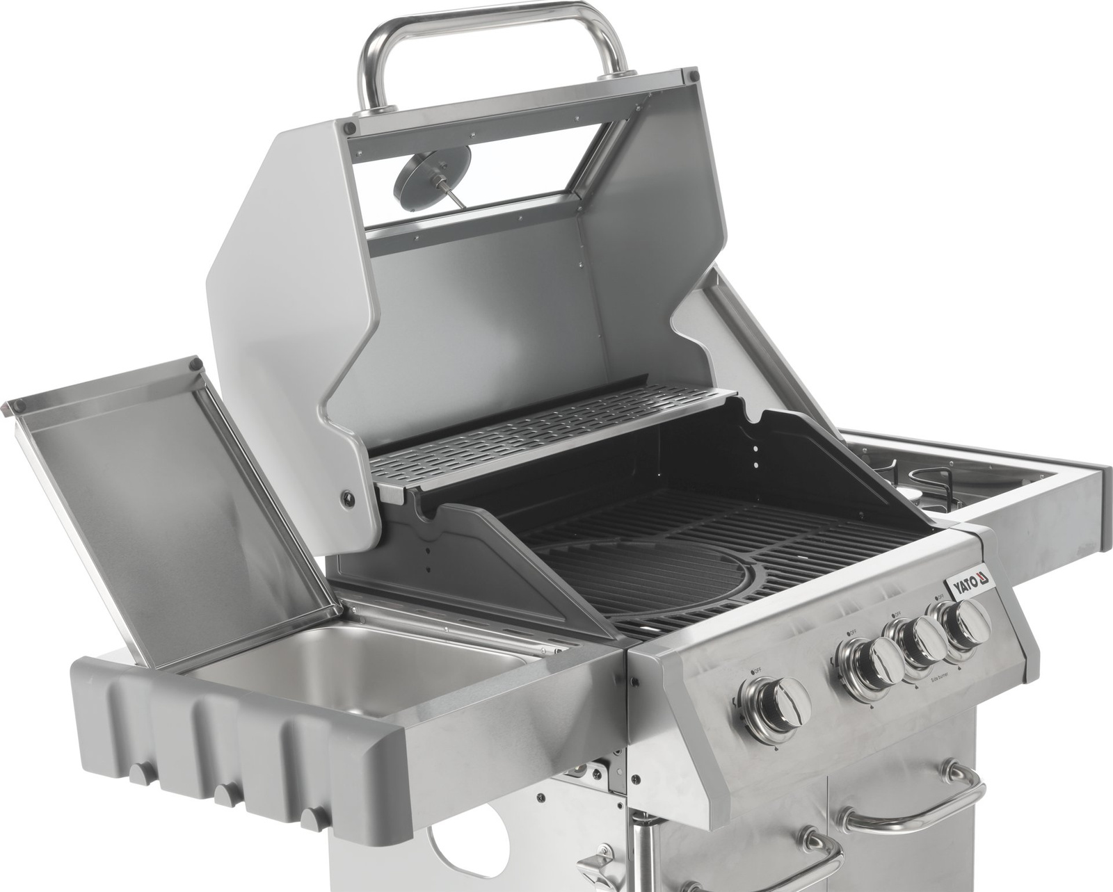 Grătar pe gaz 3+1 | YATO YG-20015
