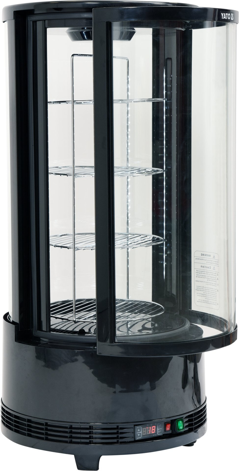 73 l vitrină frigorifică rotundă YATO YG-05090