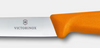 Swiss Classic cuțit zimțat pentru legume și fructe portocaliu lung. lame 11 cm | VICTORINOX 6.7836.L119