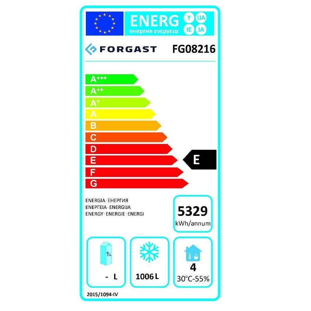Dulapuri frigorifice GN 2/1 1476 l, lăcuite, alb FORGAST FG08216