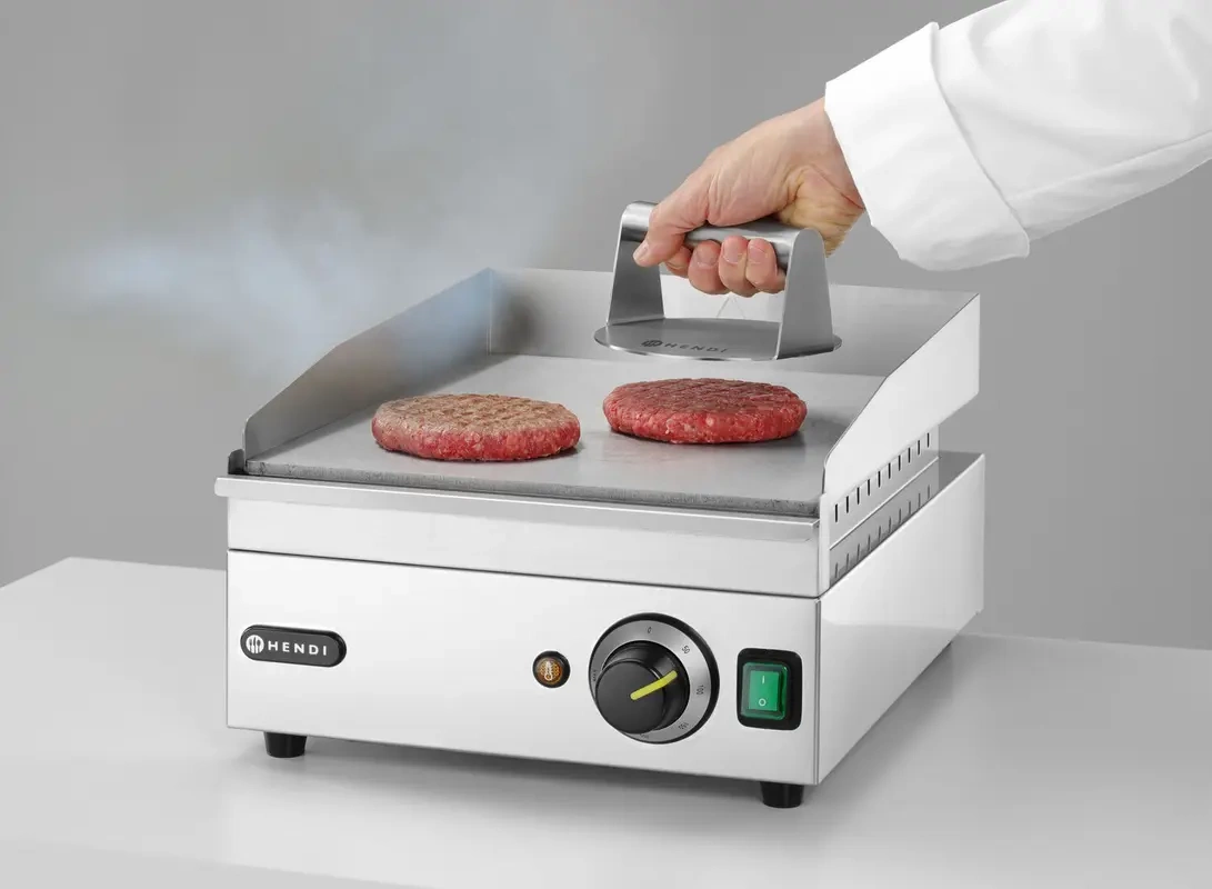 Presă manuală pentru hamburgeri, ⌀160x(H)78 mm | HENDI 513132