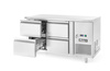 Masă frigorifică cu 4 sertare, grup lateral, 280 l, 136x70x85 cm, 0.25 kW | ARKTIC 233764