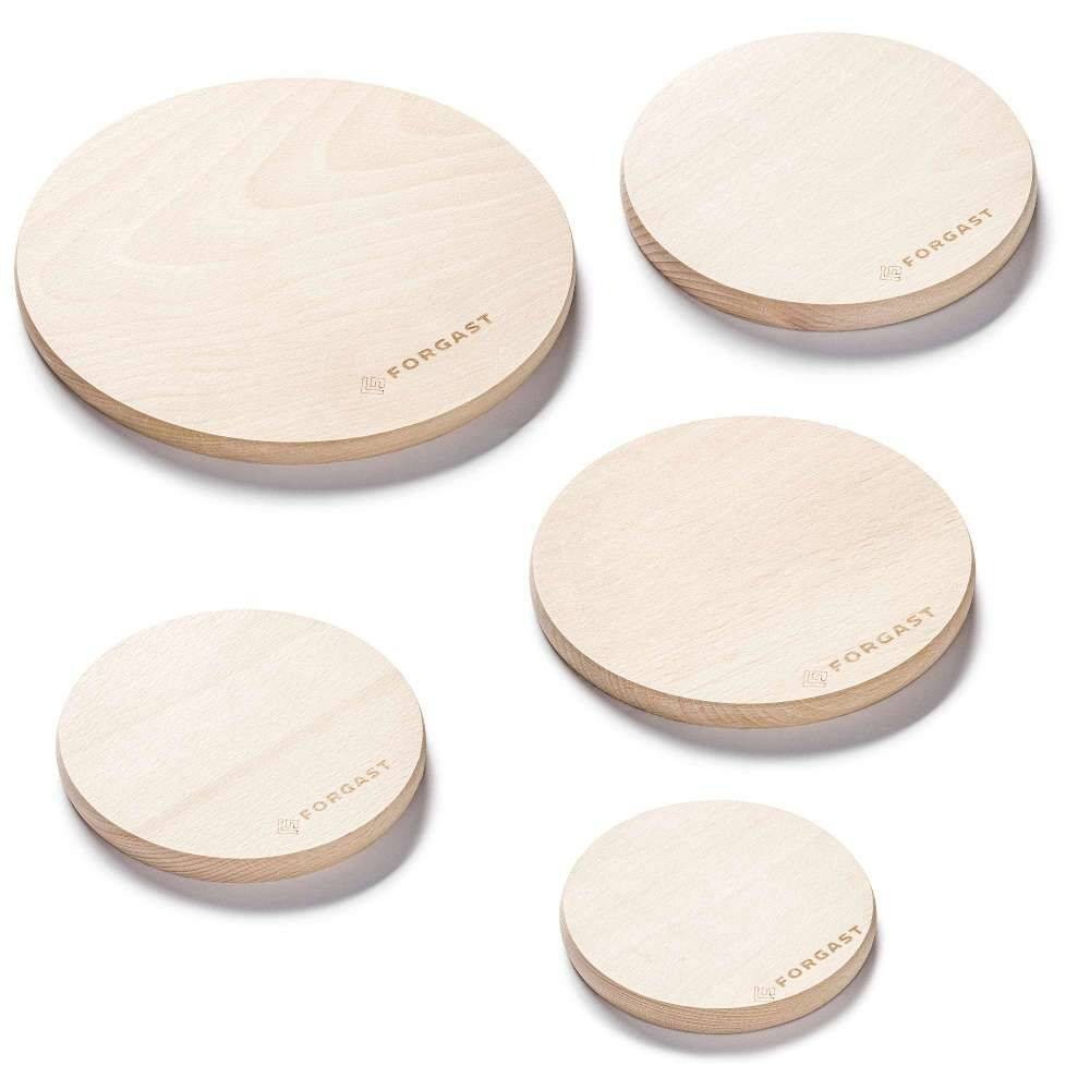 Placă de lemn netedă rotundă 16 cm | FORGAST FG12641