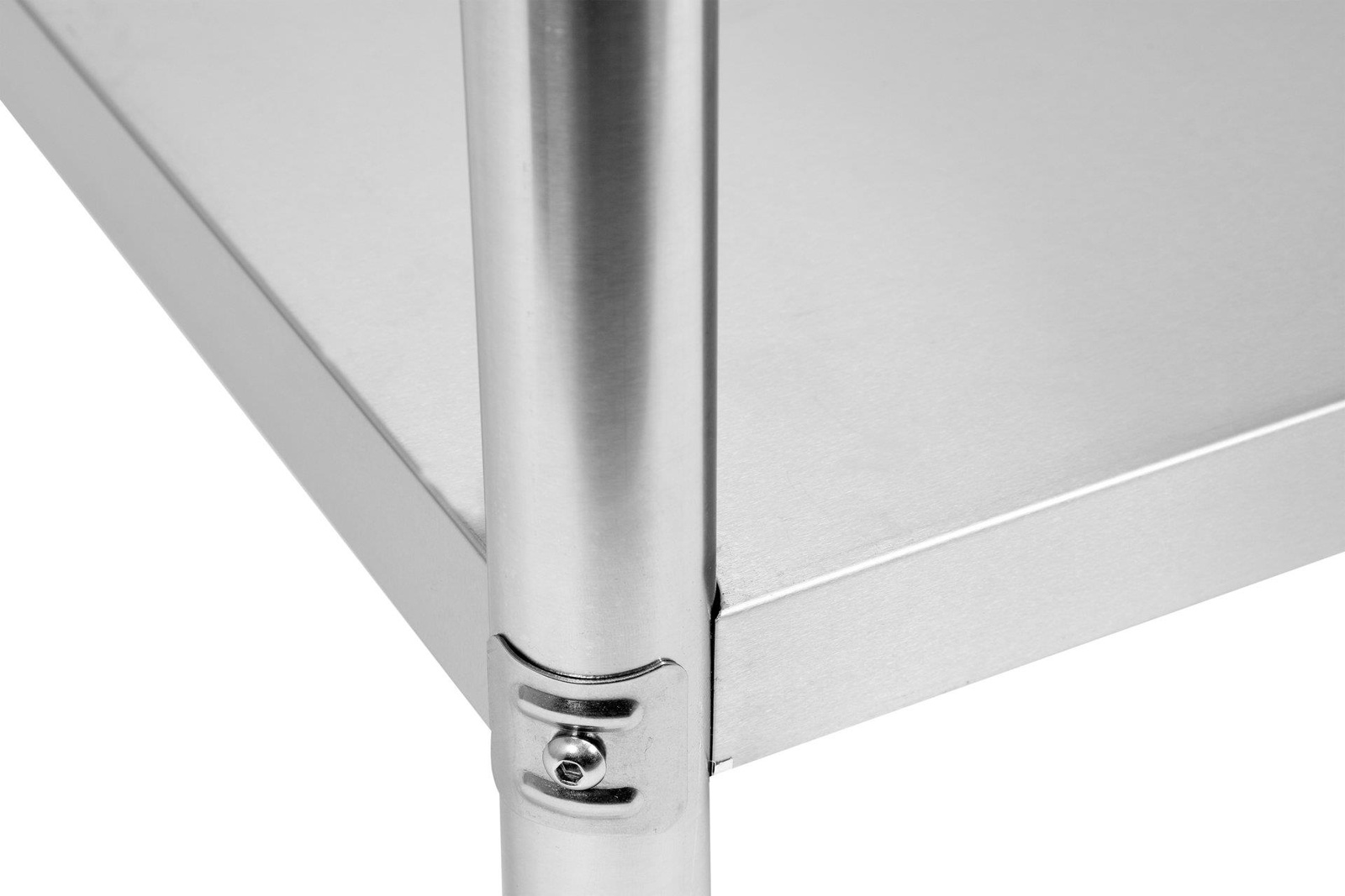 Masă de lucru centrală din oțel inoxidabil cu raft 120x60x85 cm | YATO YG-09002