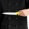 Cuțit de bucătărie HACCP galben lungime 18 cm | FORGAST FG01845