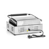 Grătar de contact panini, plăci striate, 2.2 kW | FORGAST FG09201