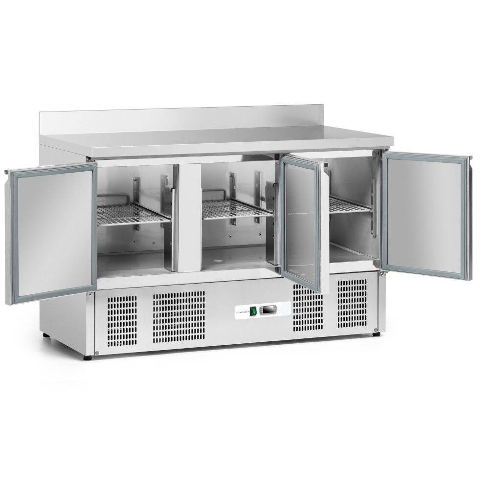 Masă frigorifică cu 3 uși 400 l, cu unitate inferioară FORGAST FG07003