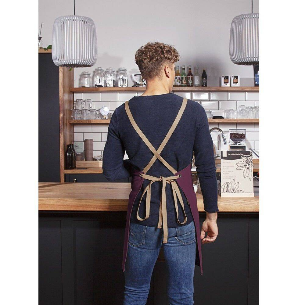 Șorț Urban-Nature X-Style cu buzunar vinețiu | KARLOWSKY LS 39-39-Stck