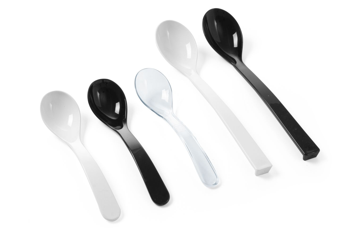 Lingură pentru salată din plastic albă | HENDI 564103