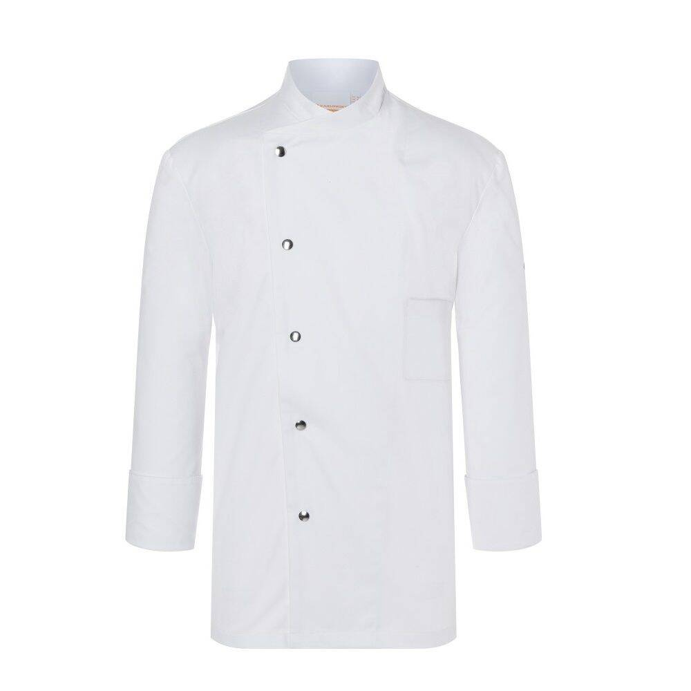 Hanorac de bucătar pentru bărbați Lars alb | KARLOWSKY JM 14-3