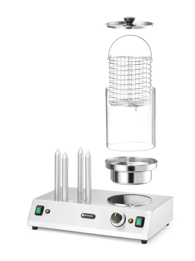 Încălzitor pentru crenvurști și chifle pentru hot-dog, 220-240V/550W, 50x31x39.5 cm | HENDI 265031