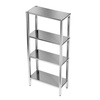 Raft inox 4 rafturi 100x40x180 cm | FORGAST