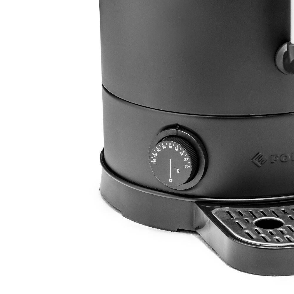 Warnik de apă 17,5 l cu tavă de scurgere, negru, cu pereți dubli | FORGAST FG05561