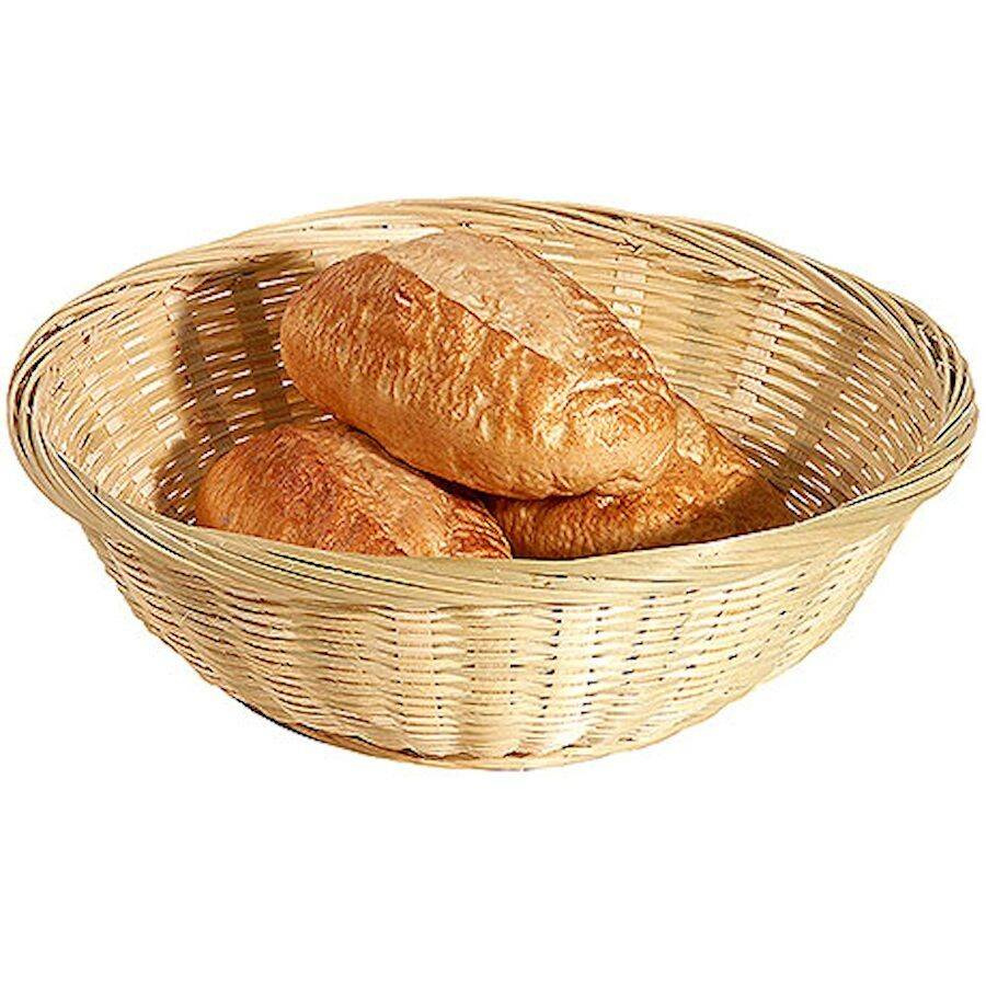 Coș de pâine din rattan diametru. 22 cm | CONTACTO 4884/220