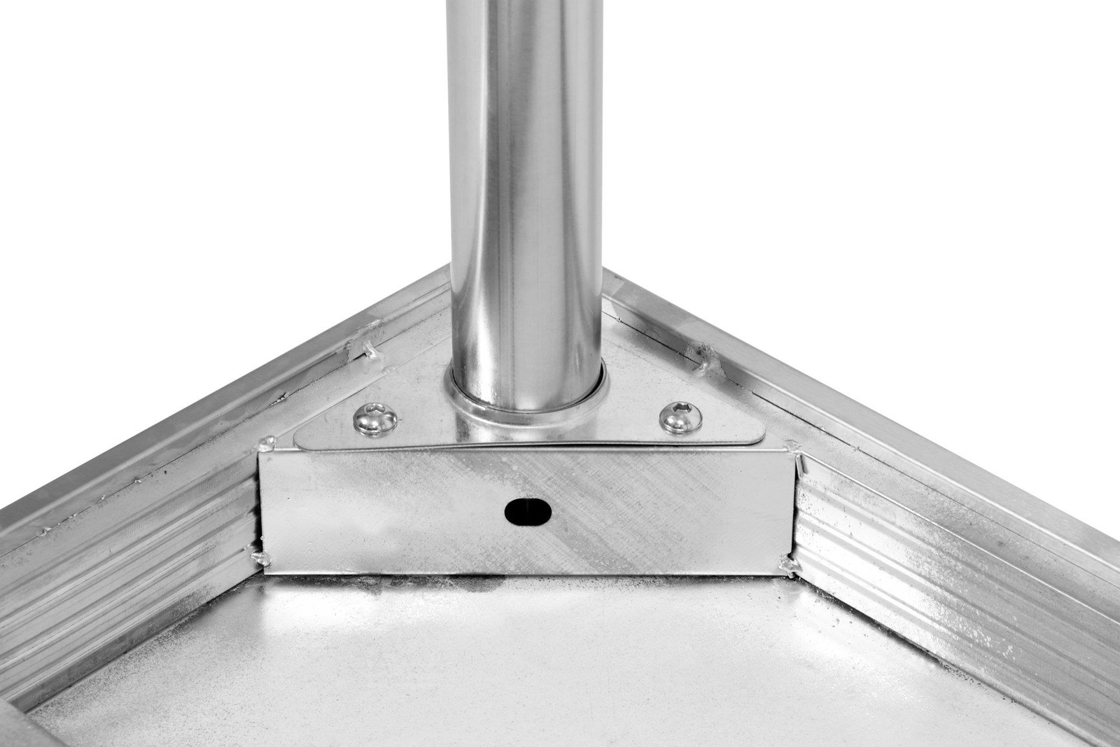 Masă de lucru centrală din oțel inoxidabil cu raft 120x60x85 cm | YATO YG-09002