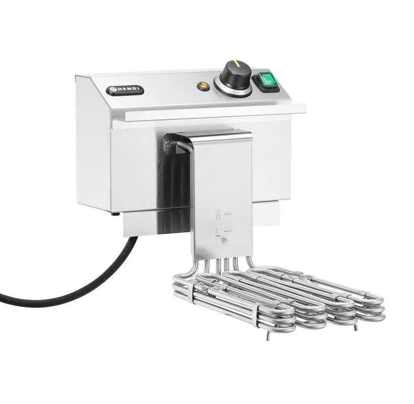 Friteuză electrică XL, 10 l, inox, cuva simplă | HENDI 209424