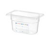 Recipient GN 1/9 ad. 10 cm din polipropilenă HACCP | HENDI 880555