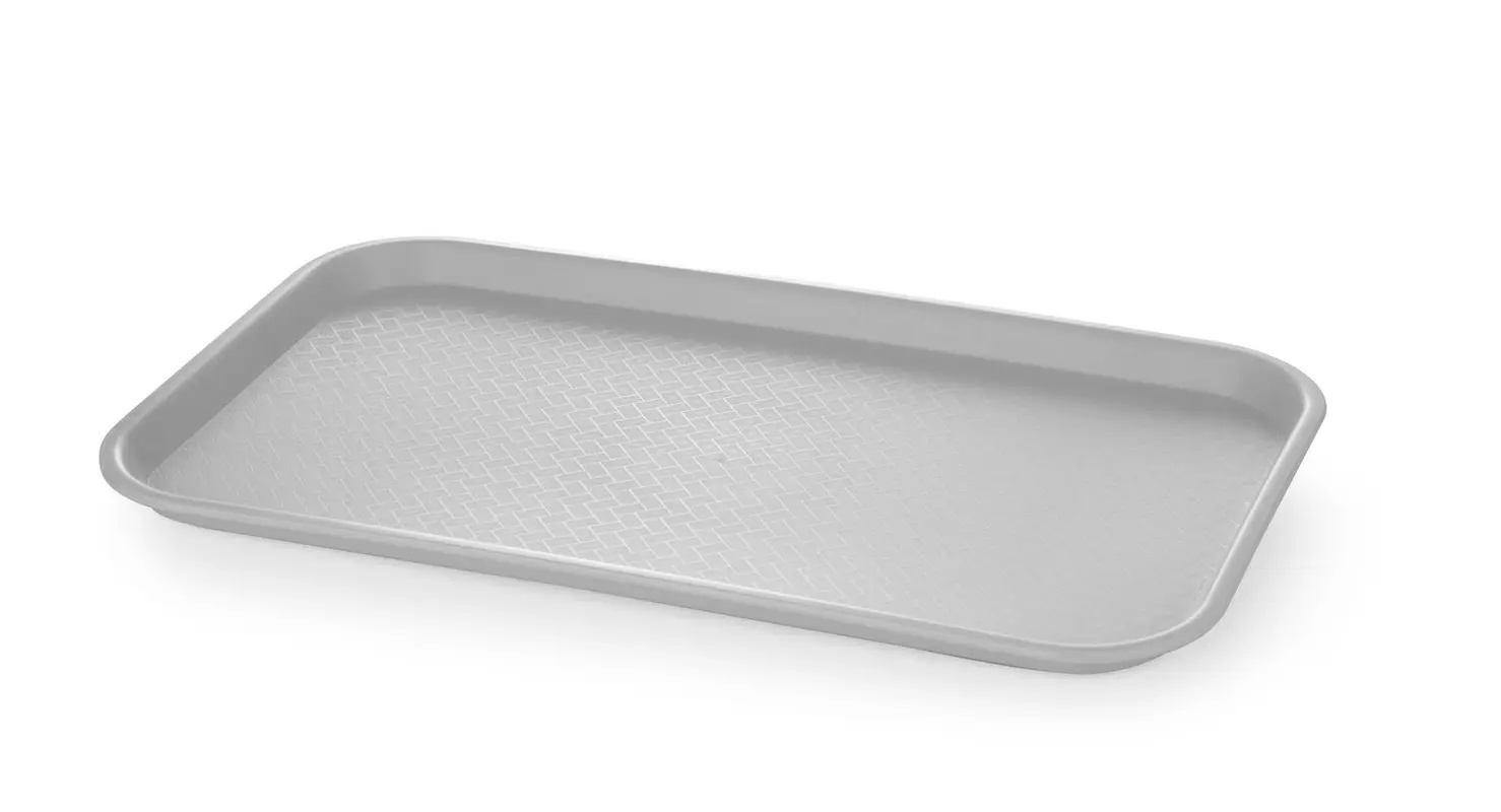 Tavă fast food GN 1/1, lung. 53 cm - gri deschis | AMERBOX 878538