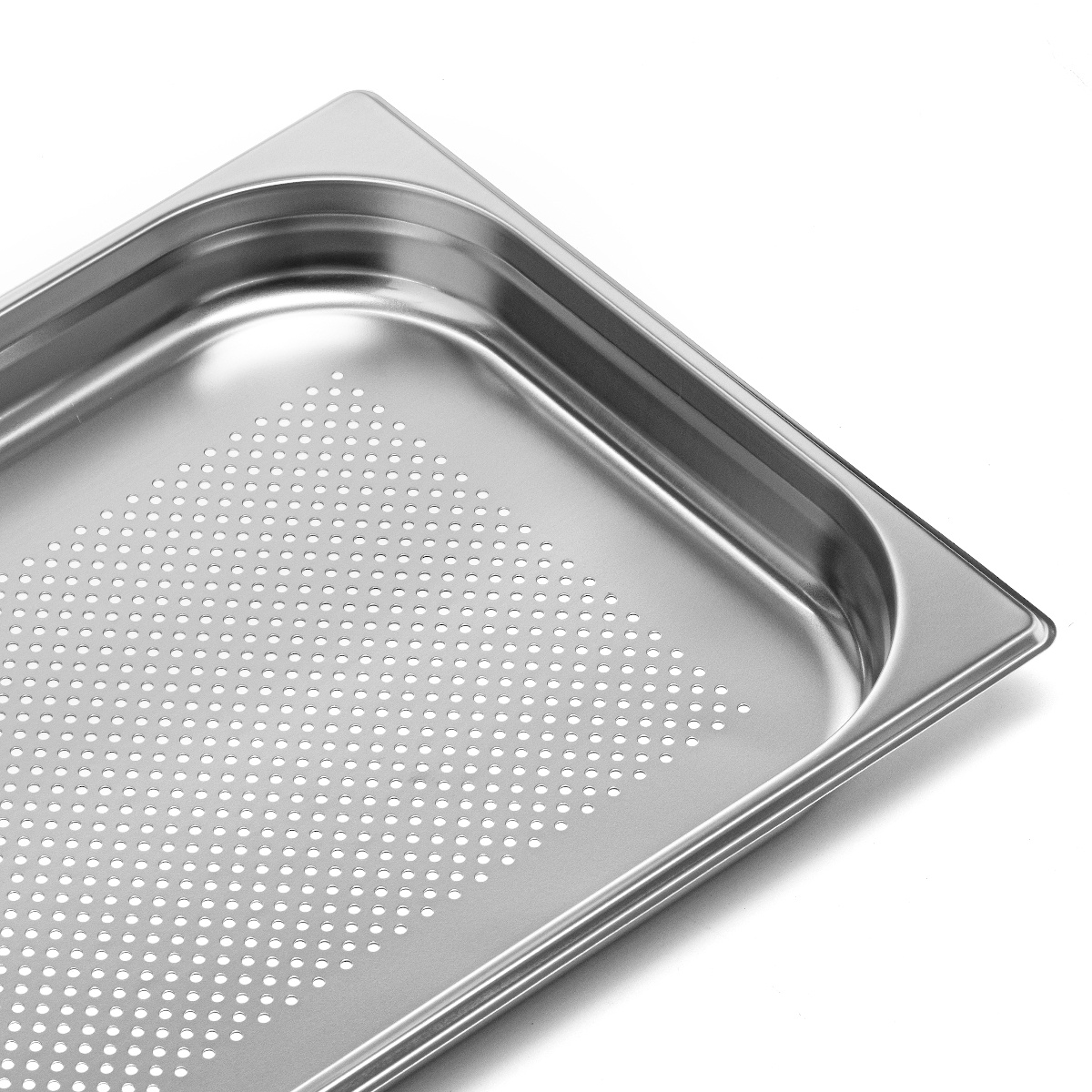 Recipient GN 1/1 adâncime 4 cm perforat din oțel inoxidabil | FORGAST FG04704