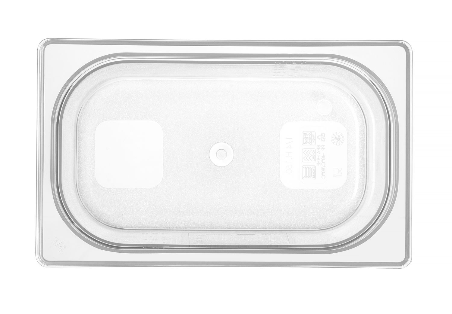 Recipient GN 1/4 adâncime 15 cm din polipropilenă HACCP | HENDI 880364