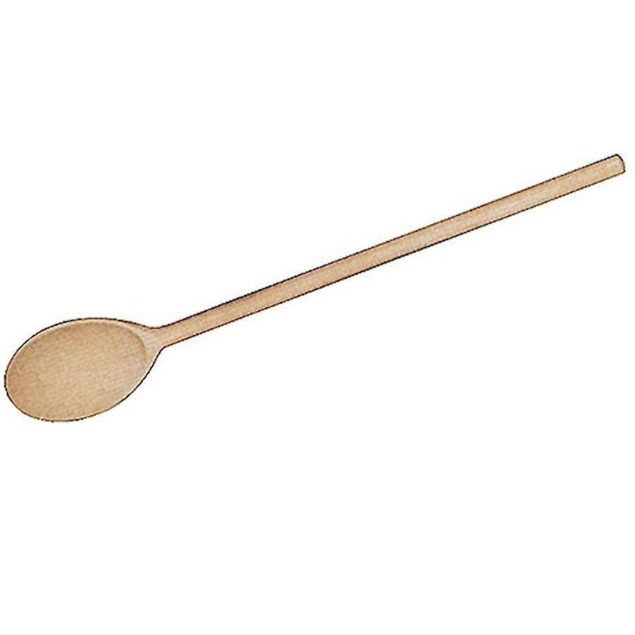 Lingură ovală din lemn, lungime 25 cm | CONTACTO 832/025