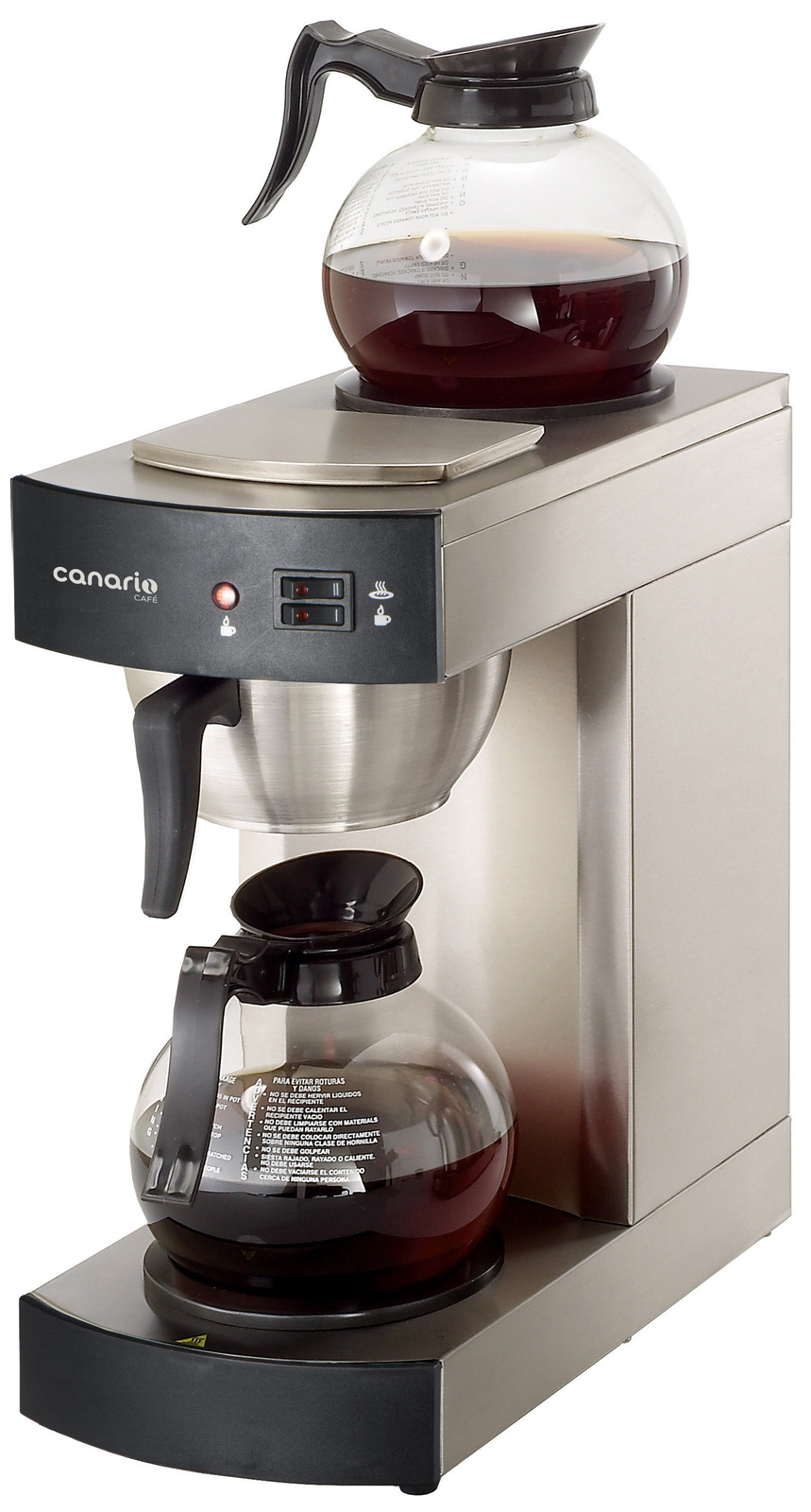 Cafetieră cu filtru, 2,2 l, cu două carafe de 1,8 l | CANARIO CAFE CC201