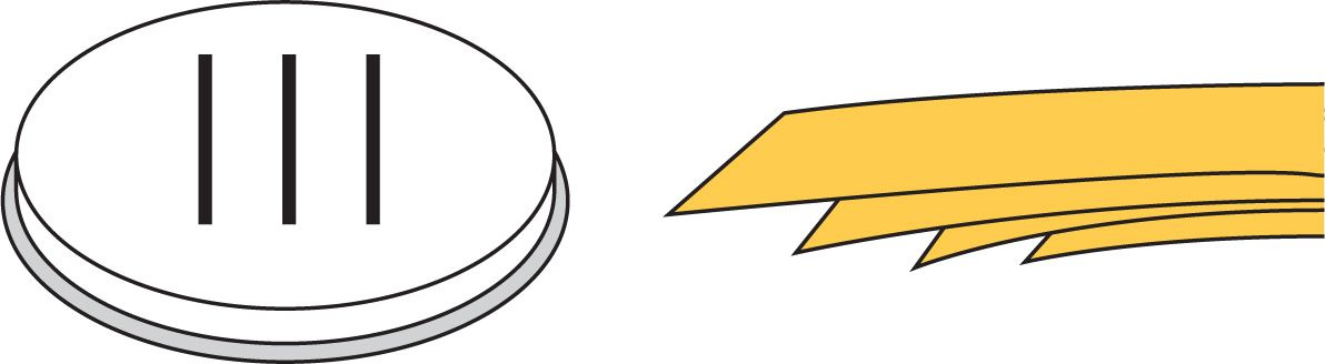 Capăt Pappardelle MPF2,5/4 | HENDI 229385