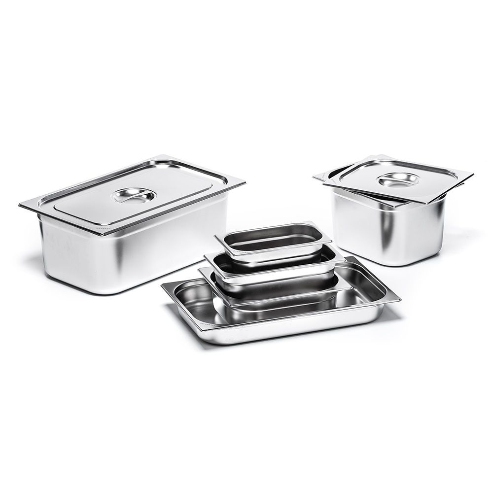 Capac GN 2/3 din oțel inoxidabil | FORGAST FG04233