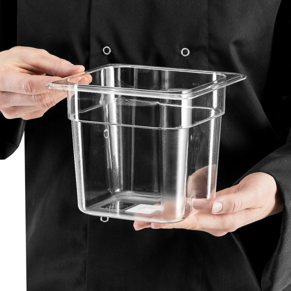 Recipient GN 1/6 ad. 15 cm din policarbonat | FORGAST FG06765