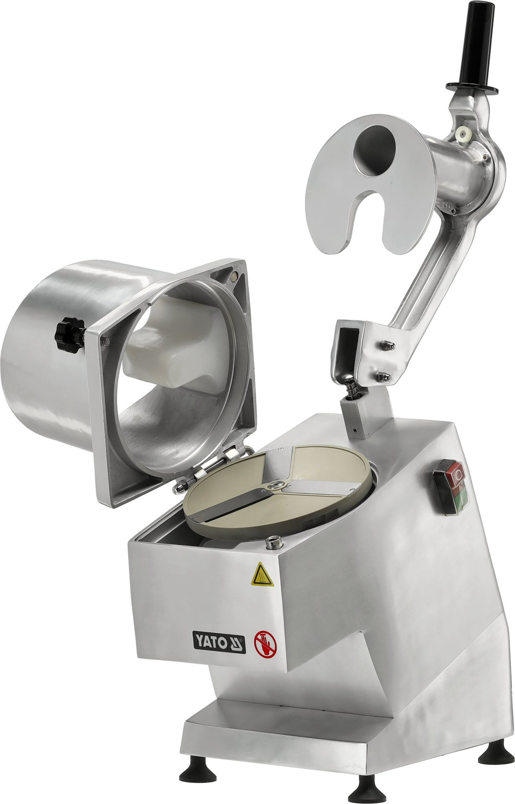 Tocător de legume cu deschidere mare și set de discuri | YATO YG-03101