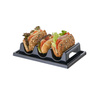 Suport de expunere pentru 3 sandwich-uri sau hot dogi, 29x19x6 cm | APS 11887